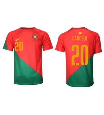 Portugalsko Joao Cancelo #20 Domácí Dres MS 2022 Krátkým Rukávem