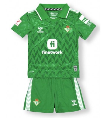 Real Betis Venkovní dres komplet pro Děti 2023-24 Krátkým Rukávem (+ Krátké kalhoty)