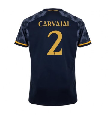 Real Madrid Daniel Carvajal #2 Venkovní Dres 2023-24 Krátkým Rukávem
