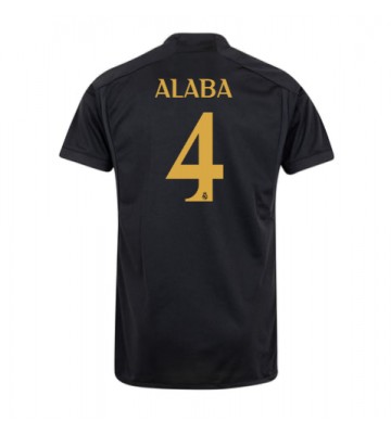 Real Madrid David Alaba #4 Alternativní Dres 2023-24 Krátkým Rukávem
