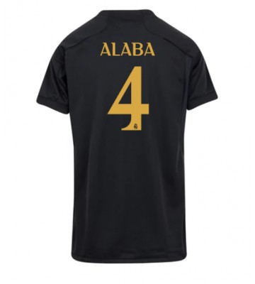 Real Madrid David Alaba #4 Alternativní Dres pro Dámy 2023-24 Krátkým Rukávem