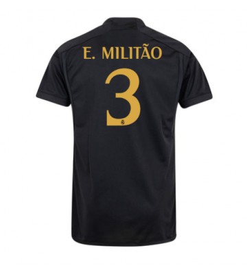 Real Madrid Eder Militao #3 Alternativní Dres 2023-24 Krátkým Rukávem