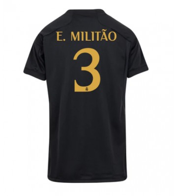 Real Madrid Eder Militao #3 Alternativní Dres pro Dámy 2023-24 Krátkým Rukávem