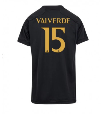 Real Madrid Federico Valverde #15 Alternativní Dres pro Dámy 2023-24 Krátkým Rukávem