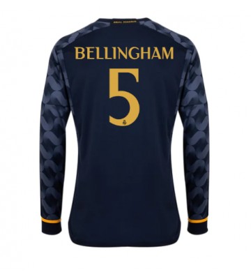 Real Madrid Jude Bellingham #5 Venkovní Dres 2023-24 Dlouhým Rukávem