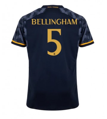 Real Madrid Jude Bellingham #5 Venkovní Dres 2023-24 Krátkým Rukávem