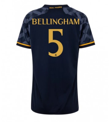 Real Madrid Jude Bellingham #5 Venkovní Dres pro Dámy 2023-24 Krátkým Rukávem