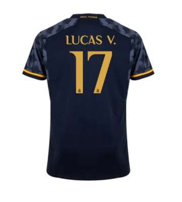 Real Madrid Lucas Vazquez #17 Venkovní Dres 2023-24 Krátkým Rukávem