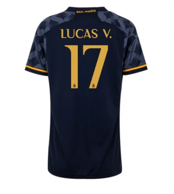 Real Madrid Lucas Vazquez #17 Venkovní Dres pro Dámy 2023-24 Krátkým Rukávem