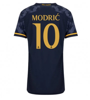 Real Madrid Luka Modric #10 Venkovní Dres pro Dámy 2023-24 Krátkým Rukávem