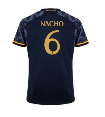 Real Madrid Nacho #6 Venkovní Dres 2023-24 Krátkým Rukávem