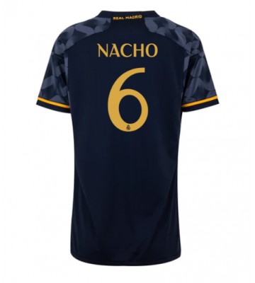 Real Madrid Nacho #6 Venkovní Dres pro Dámy 2023-24 Krátkým Rukávem