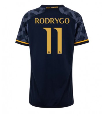 Real Madrid Rodrygo Goes #11 Venkovní Dres pro Dámy 2023-24 Krátkým Rukávem