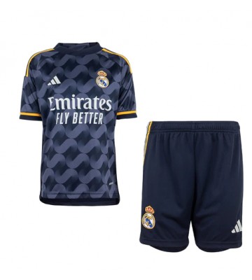 Real Madrid Venkovní dres komplet pro Děti 2023-24 Krátkým Rukávem (+ Krátké kalhoty)