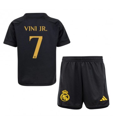 Real Madrid Vinicius Junior #7 Alternativní dres komplet pro Děti 2023-24 Krátkým Rukávem (+ Krátké kalhoty)