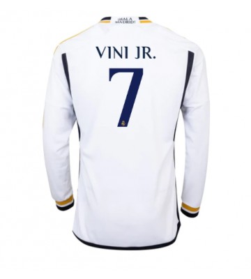 Real Madrid Vinicius Junior #7 Domácí Dres 2023-24 Dlouhým Rukávem