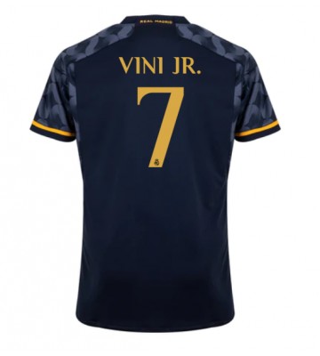 Real Madrid Vinicius Junior #7 Venkovní Dres 2023-24 Krátkým Rukávem