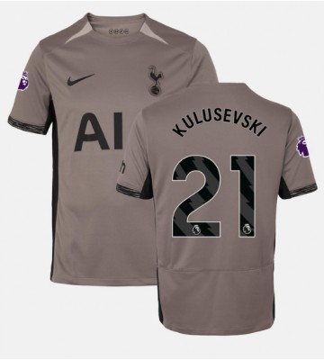 Tottenham Hotspur Dejan Kulusevski #21 Alternativní Dres 2023-24 Krátkým Rukávem