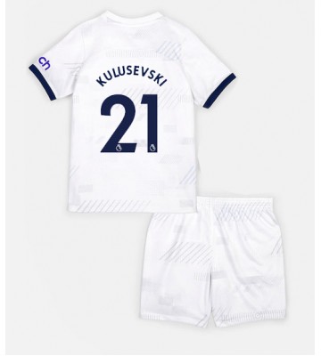 Tottenham Hotspur Dejan Kulusevski #21 Domácí dres komplet pro Děti 2023-24 Krátkým Rukávem (+ Krátké kalhoty)