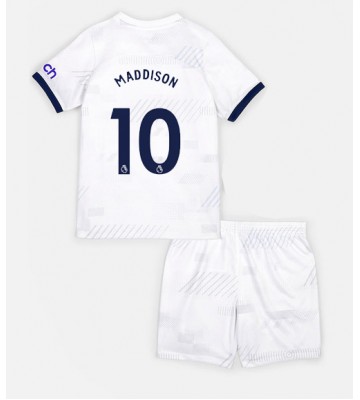 Tottenham Hotspur James Maddison #10 Domácí dres komplet pro Děti 2023-24 Krátkým Rukávem (+ Krátké kalhoty)