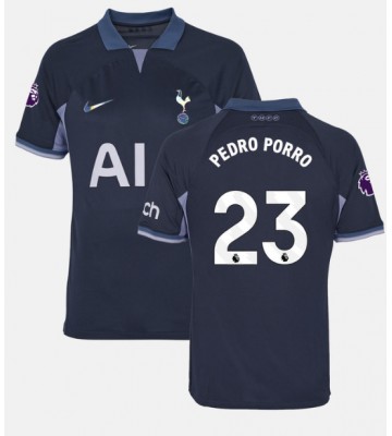 Tottenham Hotspur Pedro Porro #23 Venkovní Dres 2023-24 Krátkým Rukávem