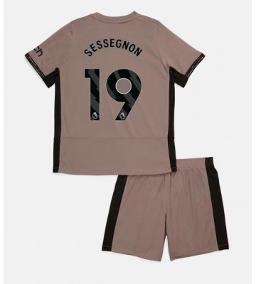 Tottenham Hotspur Ryan Sessegnon #19 Alternativní dres komplet pro Děti 2023-24 Krátkým Rukávem (+ Krátké kalhoty)
