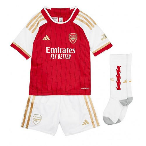 Arsenal Bukayo Saka #7 Domácí dres komplet pro Děti 2023-24 Krátkým Rukávem (+ Krátké kalhoty)