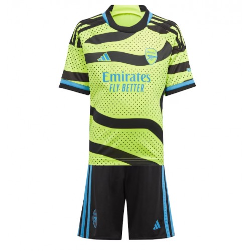 Arsenal Bukayo Saka #7 Venkovní dres komplet pro Děti 2023-24 Krátkým Rukávem (+ Krátké kalhoty)