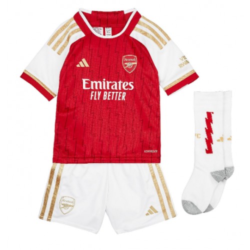 Arsenal Gabriel Jesus #9 Domácí dres komplet pro Děti 2023-24 Krátkým Rukávem (+ Krátké kalhoty)