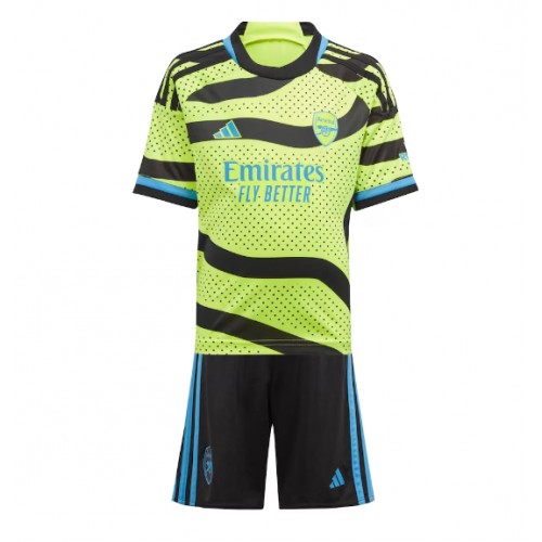 Arsenal Gabriel Jesus #9 Venkovní dres komplet pro Děti 2023-24 Krátkým Rukávem (+ Krátké kalhoty)
