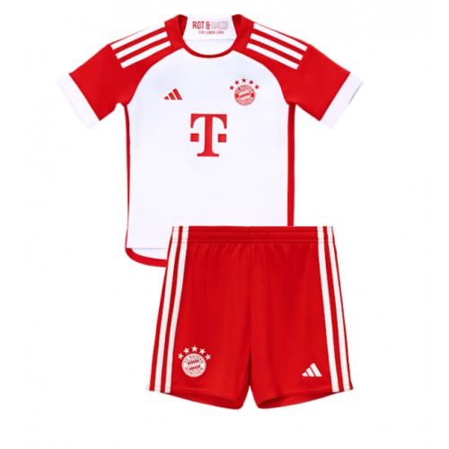 Bayern Munich Harry Kane #9 Domácí dres komplet pro Děti 2023-24 Krátkým Rukávem (+ Krátké kalhoty)