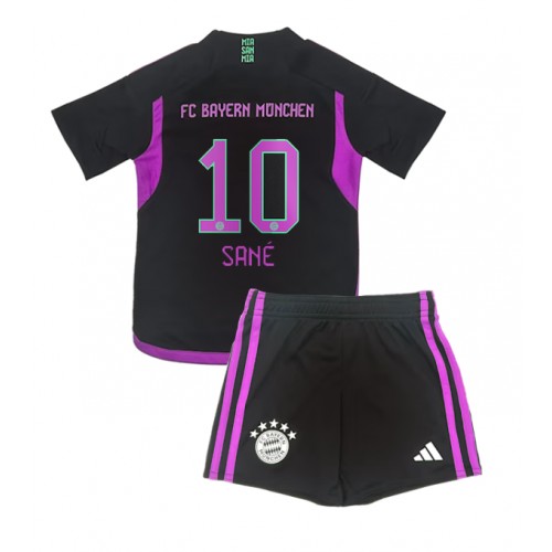 Bayern Munich Leroy Sane #10 Venkovní dres komplet pro Děti 2023-24 Krátkým Rukávem (+ Krátké kalhoty)