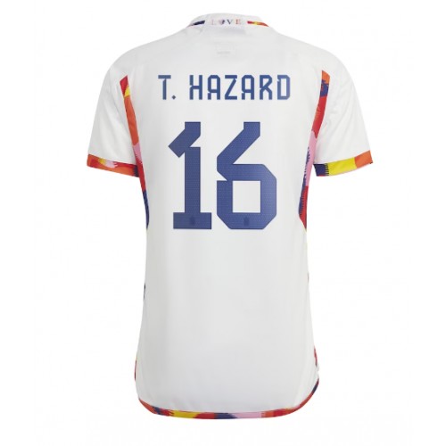 Belgie Thorgan Hazard #16 Venkovní Dres MS 2022 Krátkým Rukávem