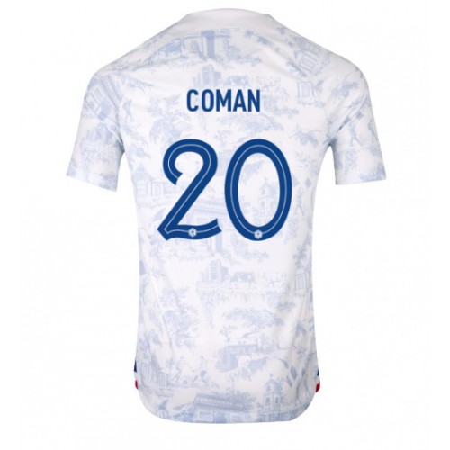 Francie Kingsley Coman #20 Venkovní Dres MS 2022 Krátkým Rukávem