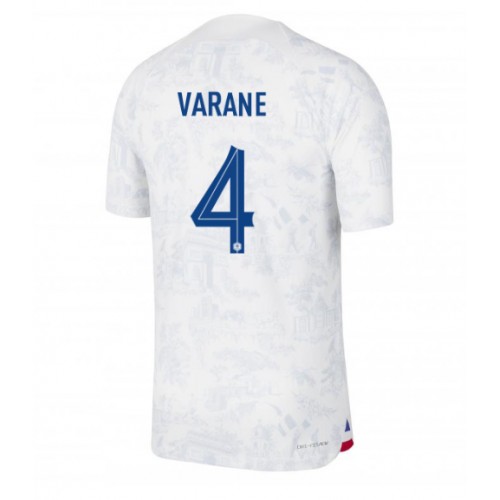 Francie Raphael Varane #4 Venkovní Dres MS 2022 Krátkým Rukávem