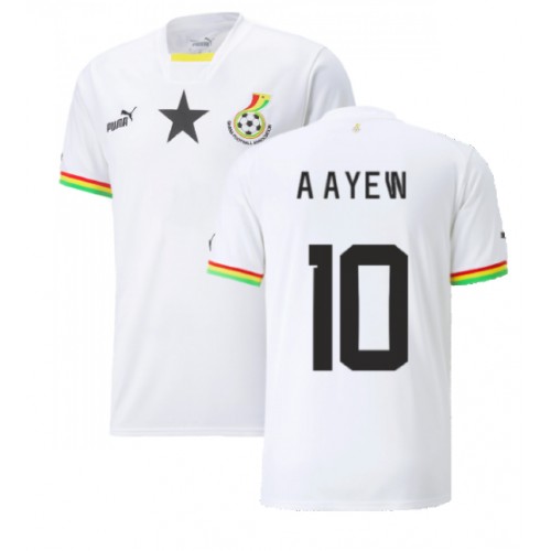 Ghana Andre Ayew #10 Domácí Dres MS 2022 Krátkým Rukávem