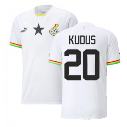 Ghana Mohammed Kudus #20 Domácí Dres MS 2022 Krátkým Rukávem