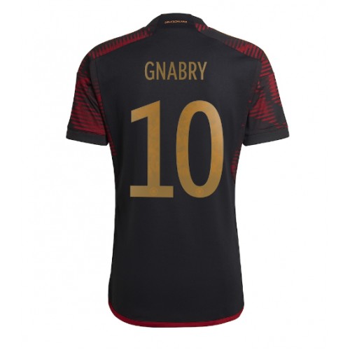 Německo Serge Gnabry #10 Venkovní Dres MS 2022 Krátkým Rukávem