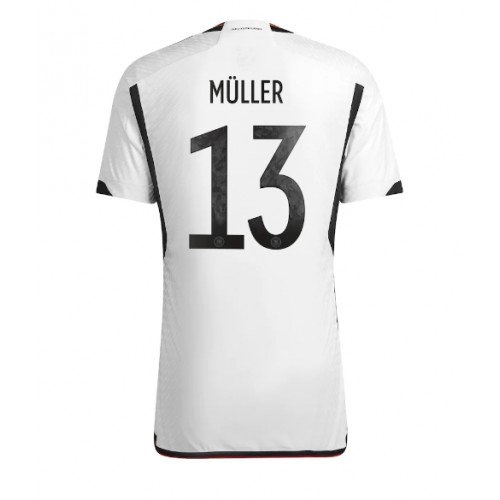 Německo Thomas Muller #13 Domácí Dres MS 2022 Krátkým Rukávem