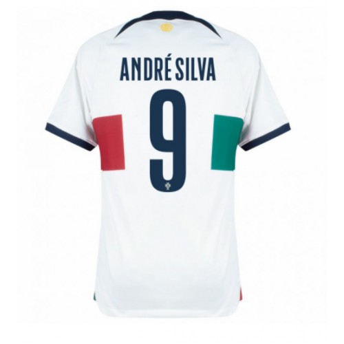 Portugalsko Andre Silva #9 Venkovní Dres MS 2022 Krátkým Rukávem