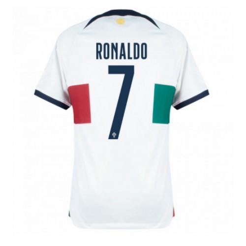 Portugalsko Cristiano Ronaldo #7 Venkovní Dres MS 2022 Krátkým Rukávem