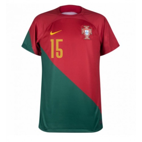 Portugalsko Rafael Leao #15 Domácí Dres MS 2022 Krátkým Rukávem
