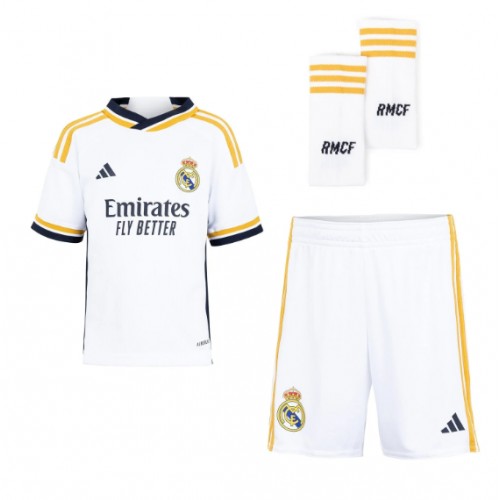 Real Madrid Luka Modric #10 Domácí dres komplet pro Děti 2023-24 Krátkým Rukávem (+ Krátké kalhoty)