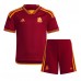 AS Roma Bryan Cristante #4 Domácí dres komplet pro Děti 2023-24 Krátkým Rukávem (+ Krátké kalhoty)