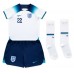 Anglie Jude Bellingham #22 Domácí dres komplet pro Děti MS 2022 Krátkým Rukávem (+ Krátké kalhoty)
