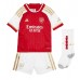 Arsenal Thomas Partey #5 Domácí dres komplet pro Děti 2023-24 Krátkým Rukávem (+ Krátké kalhoty)