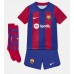 Barcelona Andreas Christensen #15 Domácí dres komplet pro Děti 2023-24 Krátkým Rukávem (+ Krátké kalhoty)