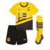 Borussia Dortmund Donyell Malen #21 Domácí dres komplet pro Děti 2023-24 Krátkým Rukávem (+ Krátké kalhoty)