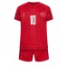 Dánsko Christian Eriksen #10 Domácí dres komplet pro Děti MS 2022 Krátkým Rukávem (+ Krátké kalhoty)