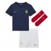 Francie Aurelien Tchouameni #8 Domácí dres komplet pro Děti MS 2022 Krátkým Rukávem (+ Krátké kalhoty)